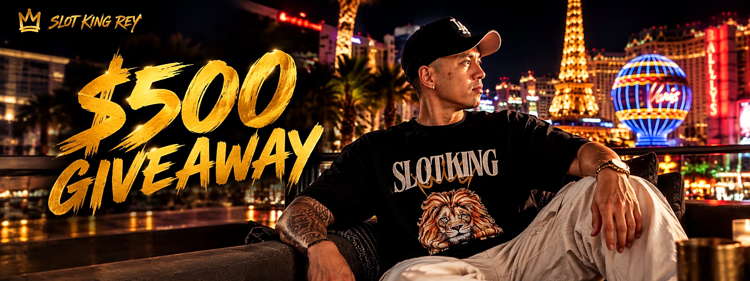 Slot King Rey, $500 Giveaway, Las Vegas